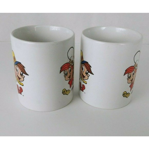 Kellogg SNAP CRACKLE POP 2001 Rice Krispies Cereal Set Of 2 Coffee Mugs - Picture 2 of 5
